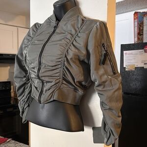 Women's Army GreenBomber Jacket